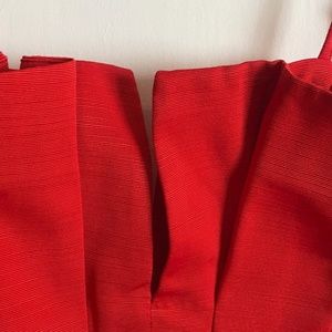 Deep Red-Orange Jumpsuit